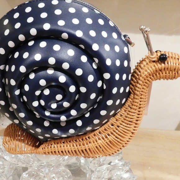 Kate Spade Enchanted Forest Wicker Scarlet polka - Picture 3 of 9